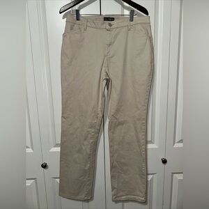 Lee Relaxed Fit Straight Leg Mid Rise Khakis M
